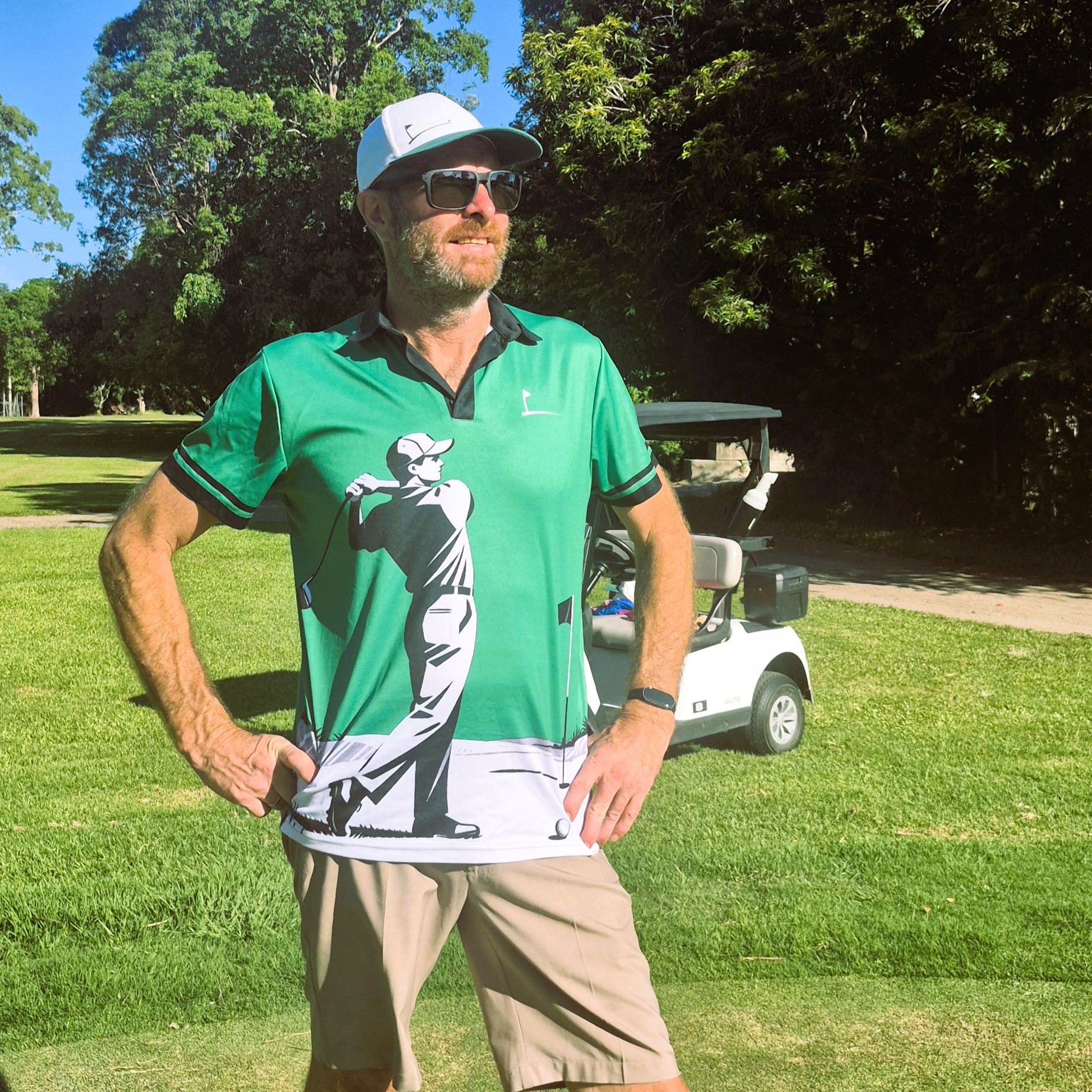 Green Golfer Front