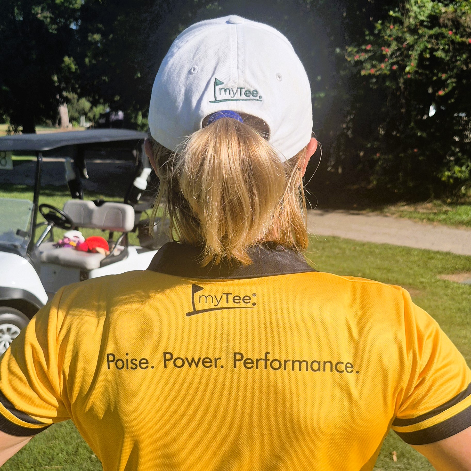 Yellow Golfer Back
