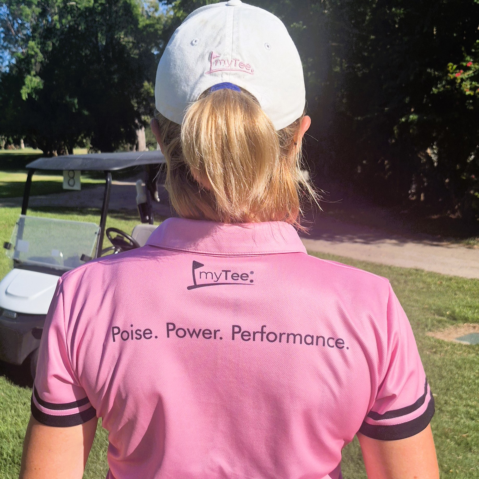 Pink Golfer Back